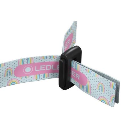 Ledlenser KIDLED2 RAINBOW - fényerőszabályozható gyerek fejlámpa LED/1xAAA IPX4 40 lm 20h lila