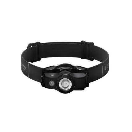 Ledlenser MH4 - fényerőszabályozható, újratölthető LED fejlámpa, 750 mAh, IP54, 400 lm, 35 h, fekete