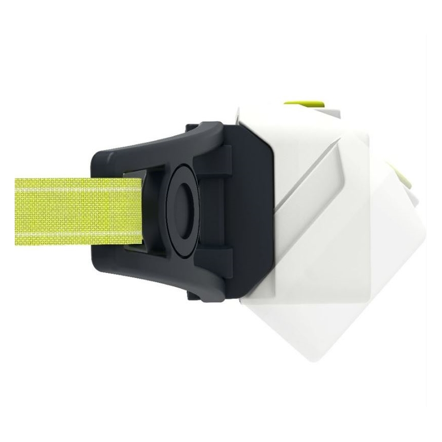 Ledlenser NEO1R - Fényerőszabályozható, újratölthető LED fejlámpa, 730 mAh, IP67, 250 lm, 15 óra, zöld
