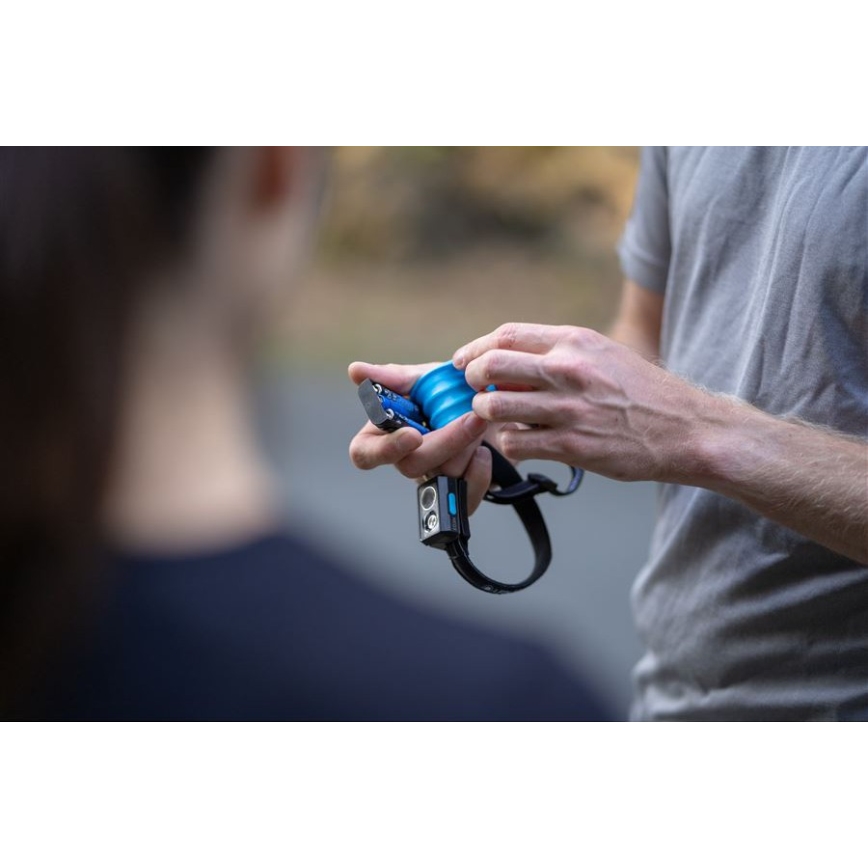 Ledlenser NEO3 - állítható fényerejű LED fejlámpa LED/3xAAA IP54 400 lm 20 óra kék
