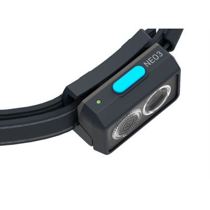 Ledlenser NEO3 - állítható fényerejű LED fejlámpa LED/3xAAA IP54 400 lm 20 óra kék