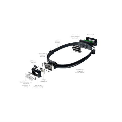Ledlenser NEO3 - LED fényerőszabályozható fejlámpa LED/3xAAA IP54 400 lm 20 óra fekete