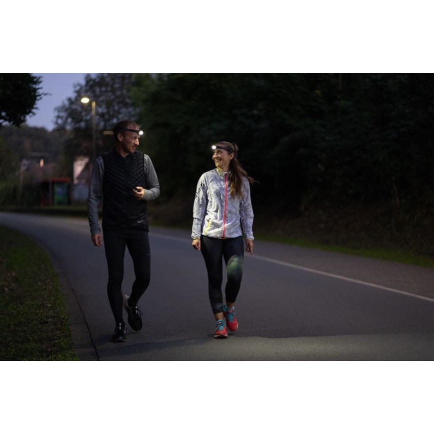 Ledlenser NEO5R - dimmelhető, újratölthető LED fejlámpa, 1800 mAh, IP54, 600 lm, 35 óra, fekete/fehér
