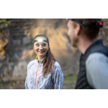 Ledlenser NEO5R - dimmelhető, újratölthető LED fejlámpa, 1800 mAh, IP54, 600 lm, 35 óra, fekete/fehér