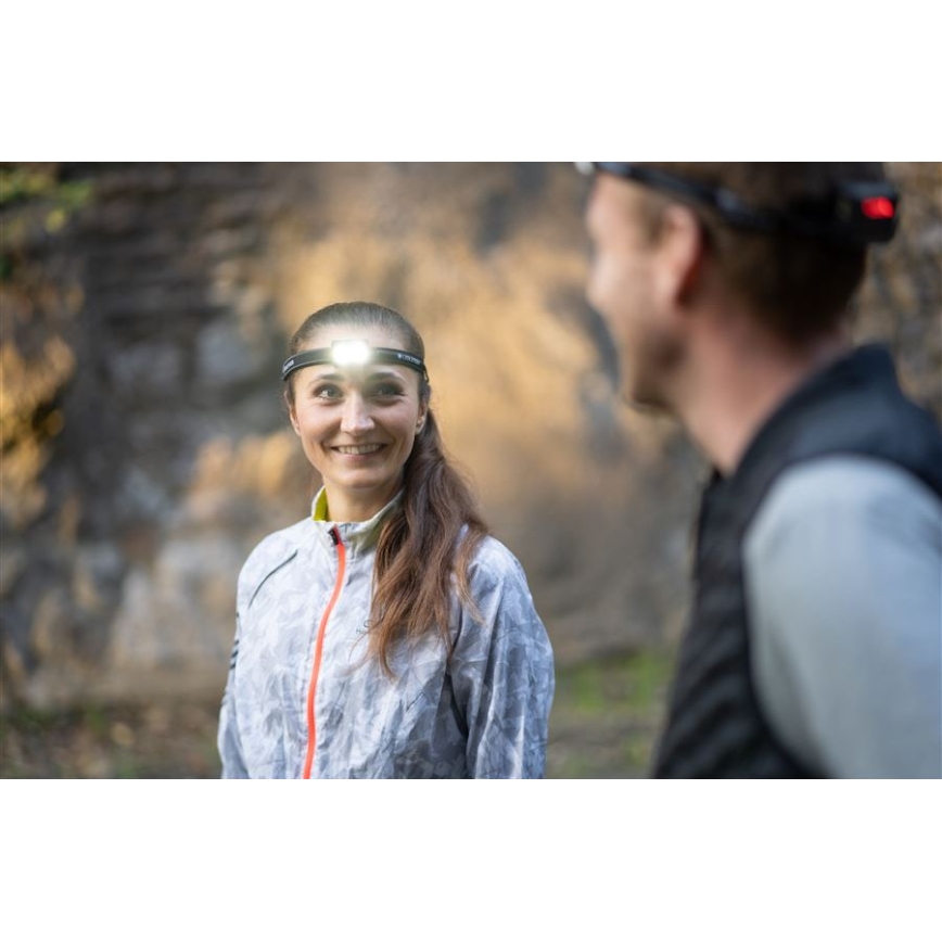 Ledlenser NEO5R - dimmelhető, újratölthető LED fejlámpa, 1800 mAh, IP54, 600 lm, 35 óra, fekete/fehér