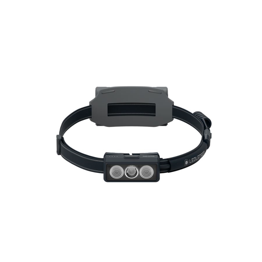 Ledlenser NEO9R - LED állítható fényerejű újratölthető fejlámpa LED/5000 mAh IP54 1200 lm 120 h fekete/szürke