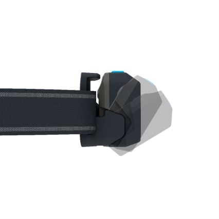 Ledlenser NEO9R - LED állítható fényerejű újratölthető fejlámpa LED/5000 mAh IP54 1200 lm 120 h fekete/szürke