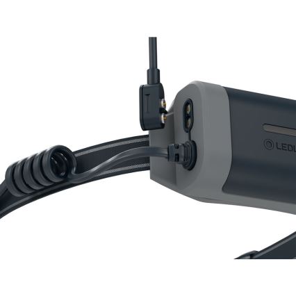 Ledlenser NEO9R - LED állítható fényerejű újratölthető fejlámpa LED/5000 mAh IP54 1200 lm 120 h fekete/szürke