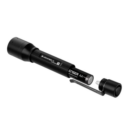 Ledlenser P5 - LED fényerőszabályozós zseblámpa LED/1xAA IP54 200 lm 8 h fekete