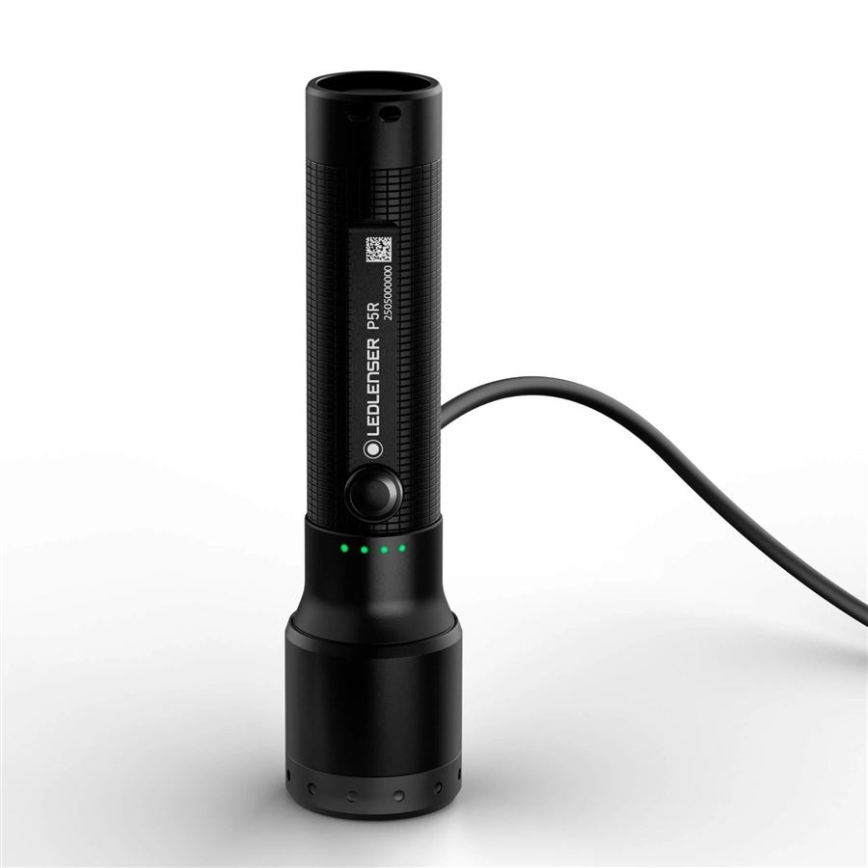 Ledlenser P5R - fényerőszabályozható, újratölthető LED-zseblámpa LED/1xAA/700 mAh IP68 750 lm 20 h fekete