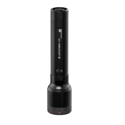 Ledlenser P6R - fényerőszabályozható, újratölthető LED zseblámpa, 3000 mAh akkumulátor, IP68, 1200 lm, 65 óra üzemidő, fekete