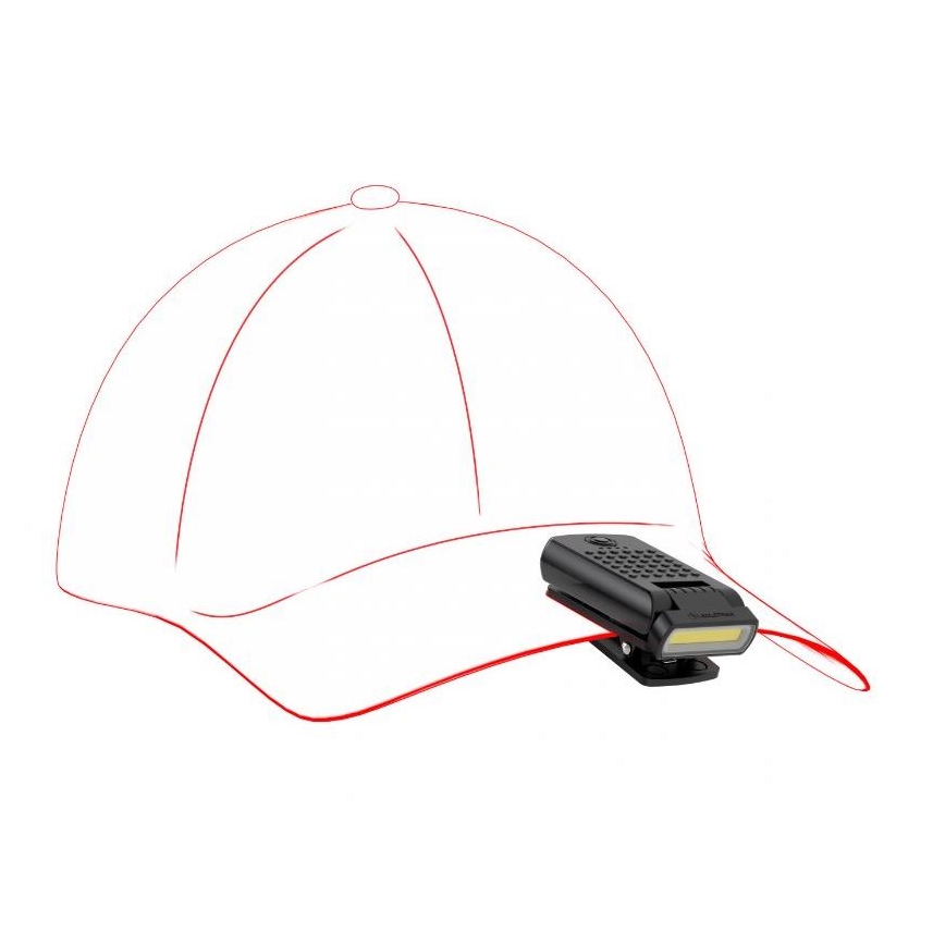 Ledlenser W1R - Állítható fényerejű, újratölthető LED munkalámpa csíptetővel LED/740 mAh IP54 220 lm