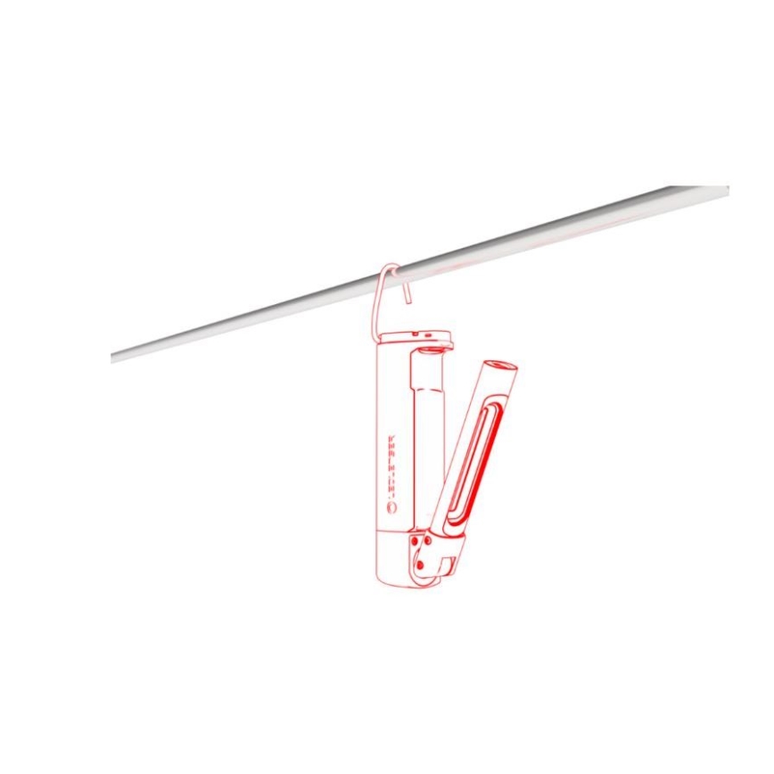 Ledlenser W7R - LED, fényerőszabályozható, újratölthető munkalámpa LED/2500 mAh IP54 600 lm