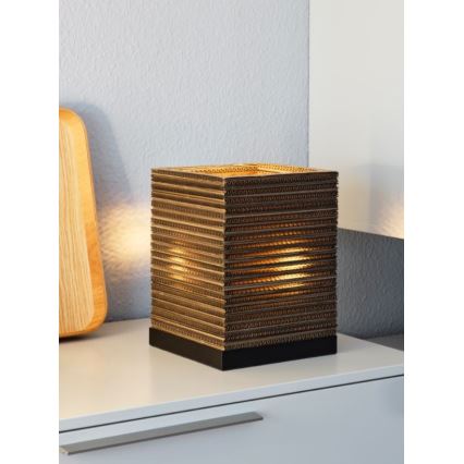 Ledvance - Asztali lámpa DECOR CARDBOARD 1xE27/15W/230V 20x20 cm