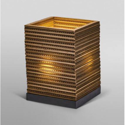 Ledvance - Asztali lámpa DECOR CARDBOARD 1xE27/15W/230V 20x20 cm