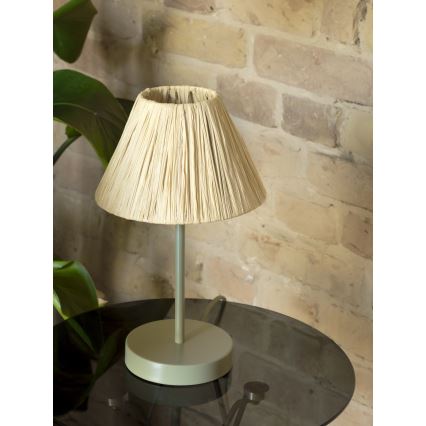 Ledvance - Asztali lámpa DECOR RAFFIA 1xE27/15W/230V raffia háncs