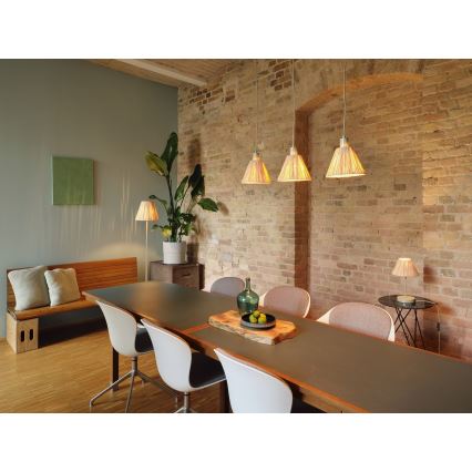 Ledvance - Asztali lámpa DECOR RAFFIA 1xE27/15W/230V raffia háncs