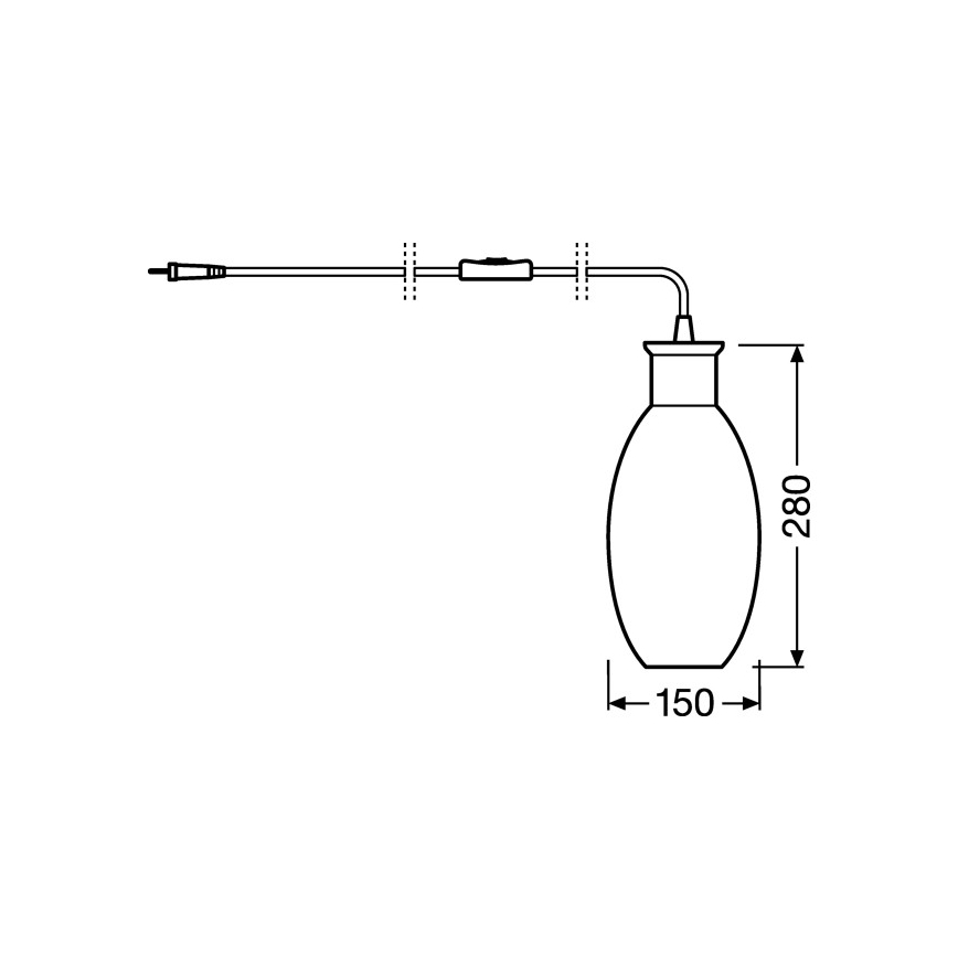 Ledvance - Asztali lámpa GRAPE 1xE27/40W/230V