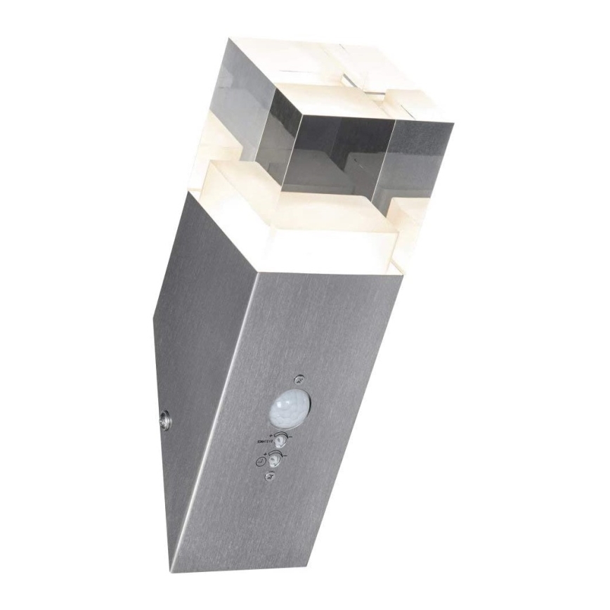 Ledvance - CRYSTAL kültéri LED fali lámpa érzékelővel LED/5W/230V IP44