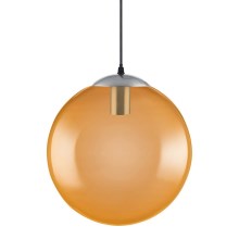 Ledvance - Csillár zsinóron BUBBLE 1xE27/40W/230V narancssárga á. 30 cm