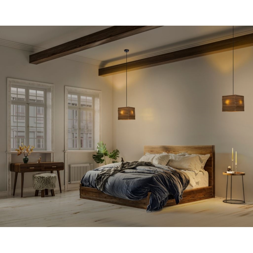 Ledvance - Csillár zsinóron DECOR CARDBOARD 1xE27/15W/230V 25x25 cm