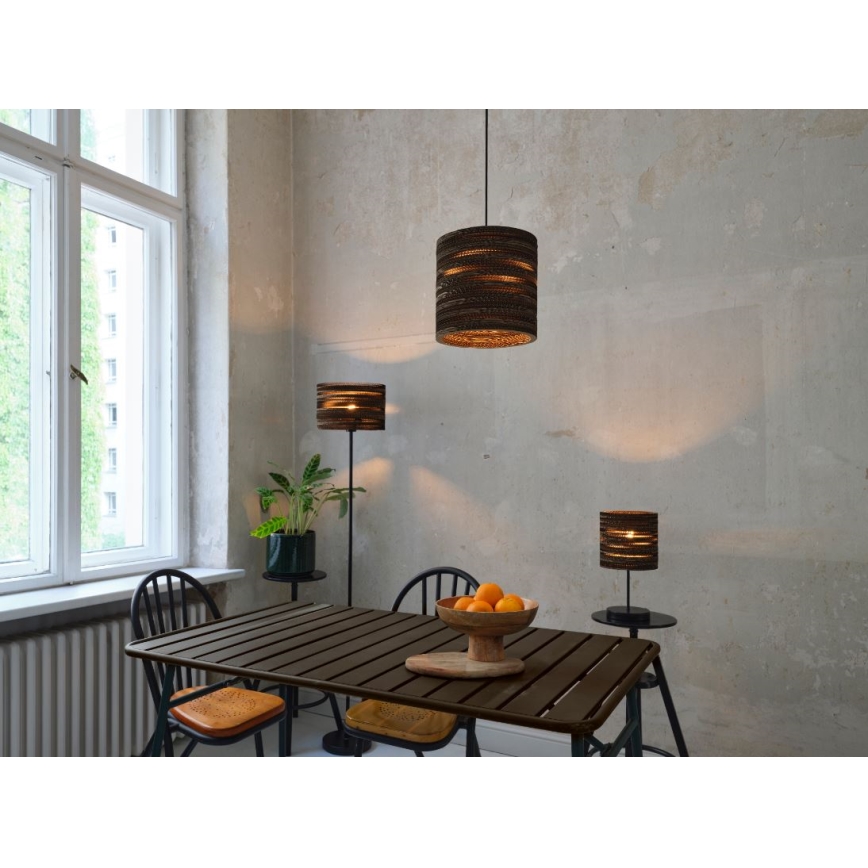 Ledvance - Csillár zsinóron DECOR CARDBOARD 1xE27/15W/230V átm. 25 cm