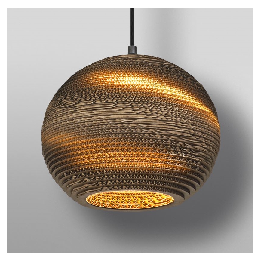Ledvance - Csillár zsinóron DECOR CARDBOARD 1xE27/15W/230V átm. 26 cm