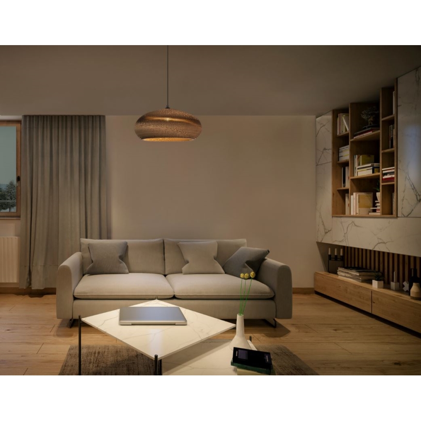 Ledvance - Csillár zsinóron DECOR CARDBOARD 1xE27/15W/230V átm. 40 cm