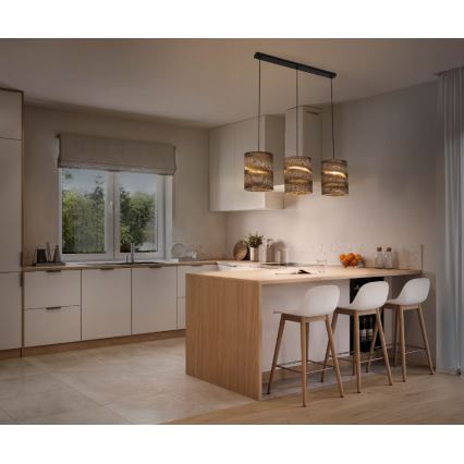 Ledvance - Csillár zsinóron DECOR CARDBOARD 3xE27/15W/230V