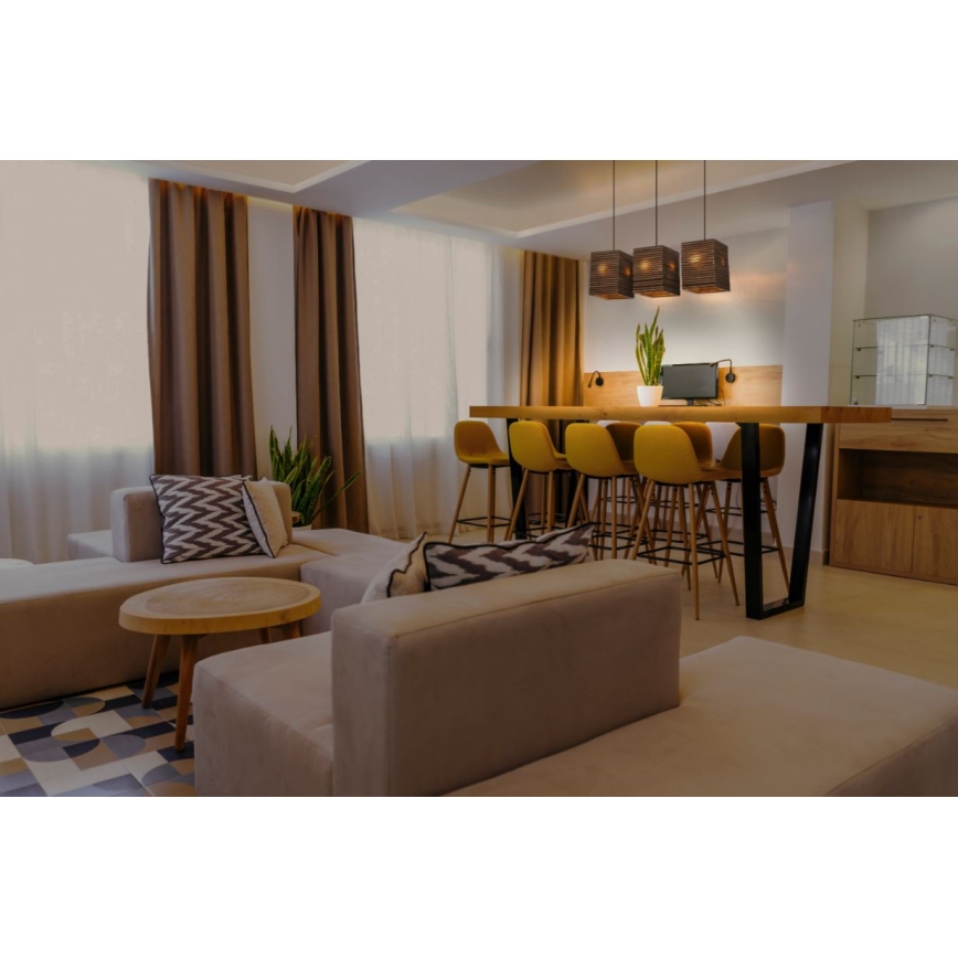 Ledvance - Csillár zsinóron DECOR CARDBOARD 3xE27/15W/230V