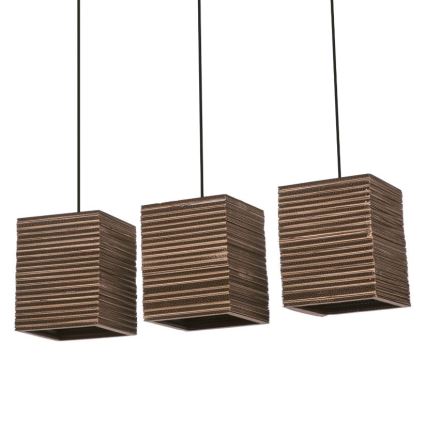 Ledvance - Csillár zsinóron DECOR CARDBOARD 3xE27/15W/230V