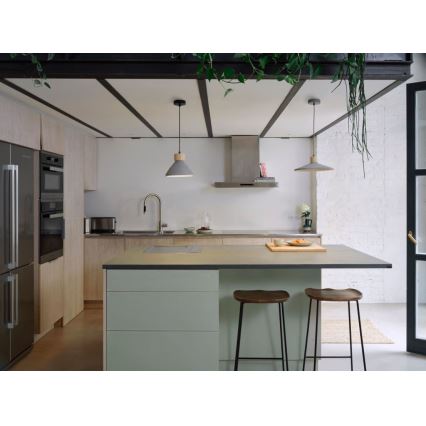 Ledvance - Csillár zsinóron DECOR CONCRETE 1xE27/15W/230V átm. 32 cm beton szürke