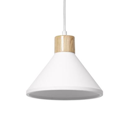 Ledvance - Csillár zsinóron DECOR PLASTER 1xE27/25W/230V átm. 22 cm vakolat fehér