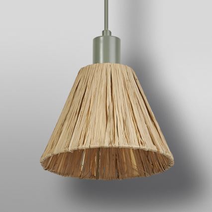 Ledvance - Csillár zsinóron DECOR RAFFIA 1xE27/15W/230V raffia háncs