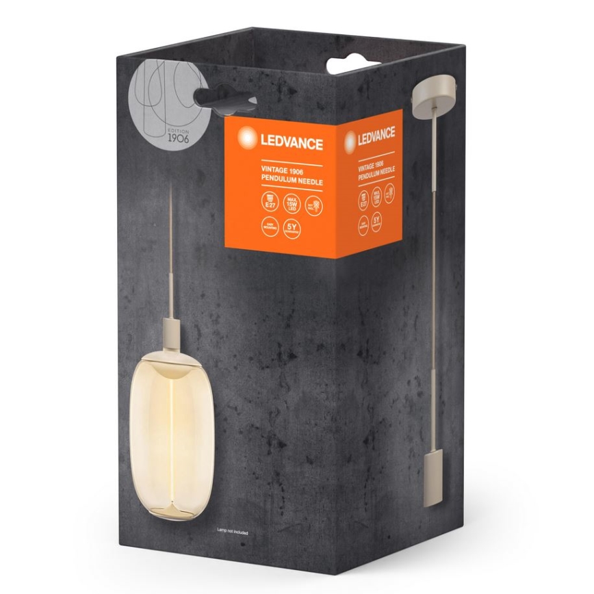 Ledvance - Csillár zsinóron PENDULUM NEEDLE 1xE27/15W/230V
