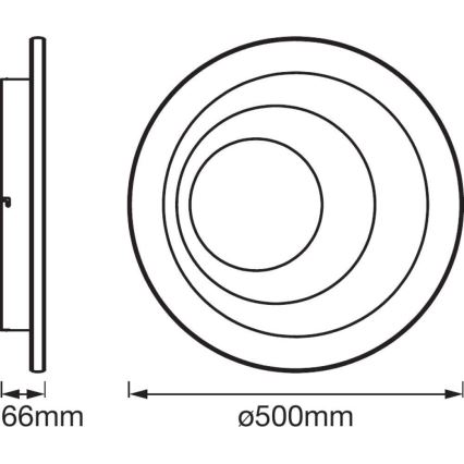 Ledvance - LED fényerőszabályozható lámpatest SMART+ SPIRAL LED/40W/230V 3000K-6500K Wi-Fi