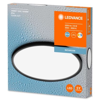 Ledvance - LED Fürdőszobai mennyezeti lámpa DISC LED/18W/230V 3000/4000K IP44