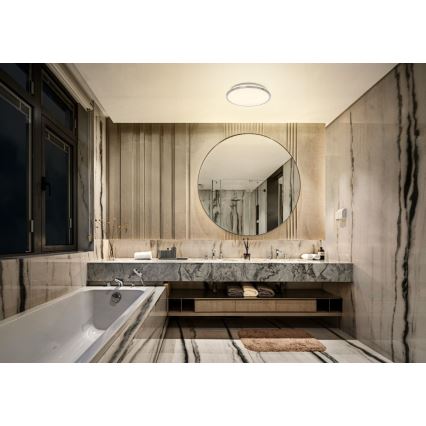 Ledvance - LED Fürdőszobai mennyezeti lámpa DISC LED/18W/230V 3000/4000K IP44