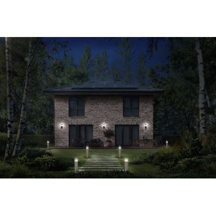 Ledvance - Kültéri fali lámpa mozgásérzékelővel EBRO 1xE27/20W/230V IP44