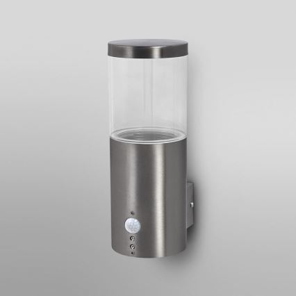 Ledvance - Kültéri fali lámpa mozgásérzékelővel EBRO 1xE27/20W/230V IP44