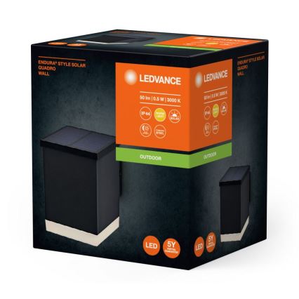 Ledvance - LED napelemes fali lámpa ENDURA STYLE SOLAR LED/0,5W/2,4V 1200 mAh IP44