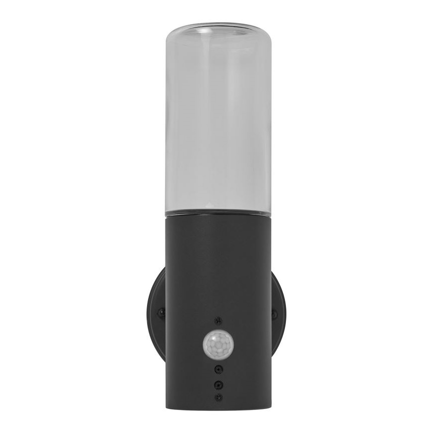 Ledvance - Kültéri fali lámpa mozgásérzékelővel FIGO CYLINDER 1xE27/20W/230V