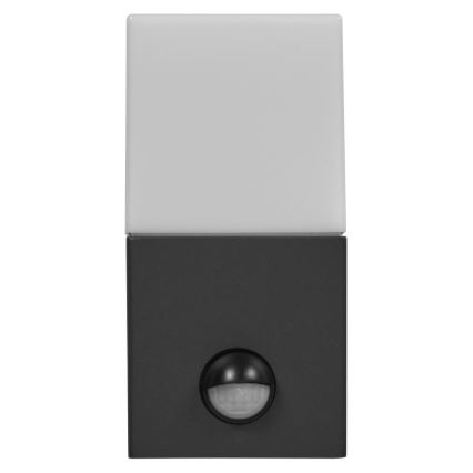 Ledvance - Kültéri fali lámpa mozgásérzékelővel FIGO SQUARE 1xE27/20W/230V