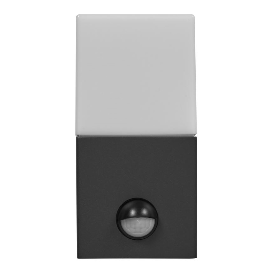 Ledvance - Kültéri fali lámpa mozgásérzékelővel FIGO SQUARE 1xE27/20W/230V