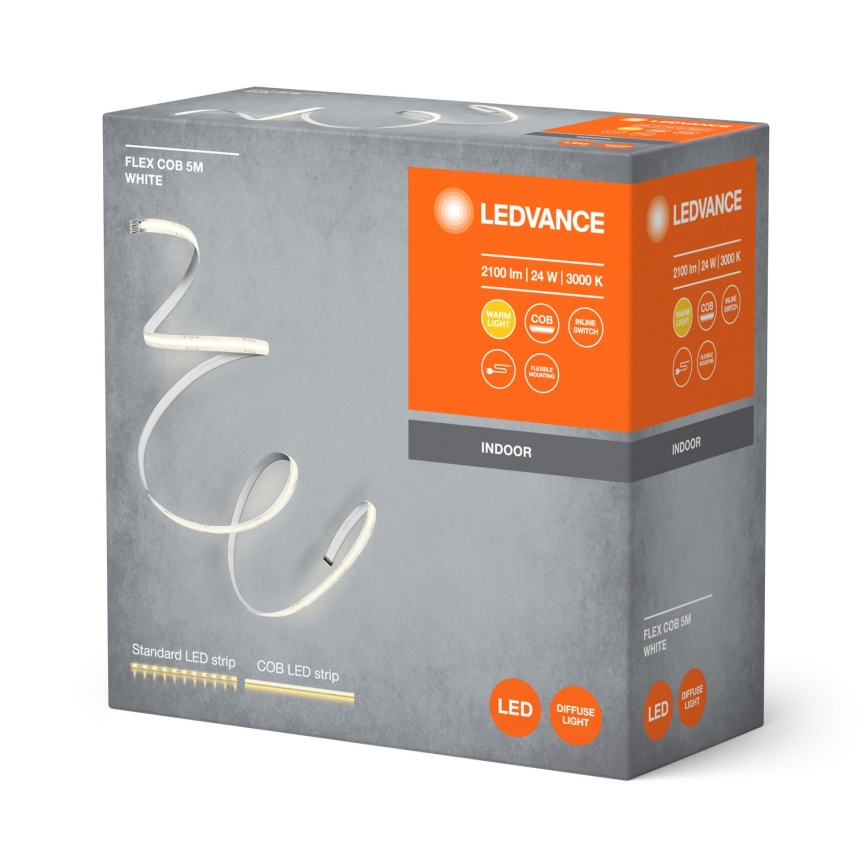 Ledvance - LED szalag FLEX COB 5m LED/24W/230V