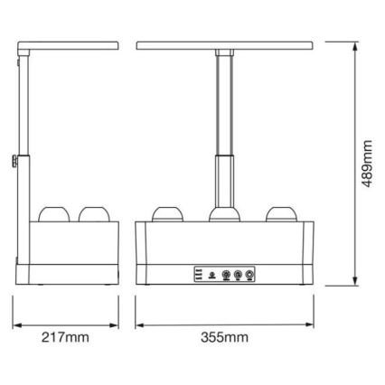 Ledvance - LED állítható fényerejű beltéri növénylámpa GARDEN KIT LED/24W/230V