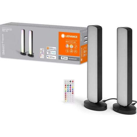 Ledvance - KÉSZLET 2x LED RGBW Dimmelhető asztali lámpa MOOD LIGHT LED/4W/230V + távirányító