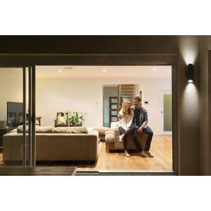 Ledvance - Kültéri fali lámpa CANNON 2xGU10/35W/230V IP44