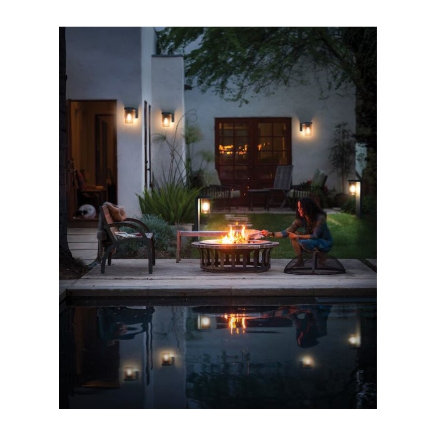 Ledvance - Kültéri fali lámpa CASCADE 1xE27/25W/230V IP44