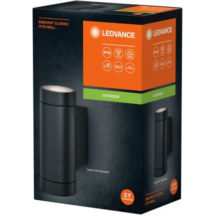 Ledvance - Kültéri fali lámpa ITYS 2xGU10/35W/230V IP65